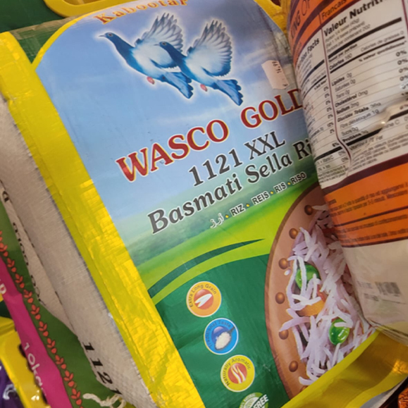 Wasco gold basmati sella rice- Waso gold basmoti cal- Wasco Gold Basmati-Sella-Reis